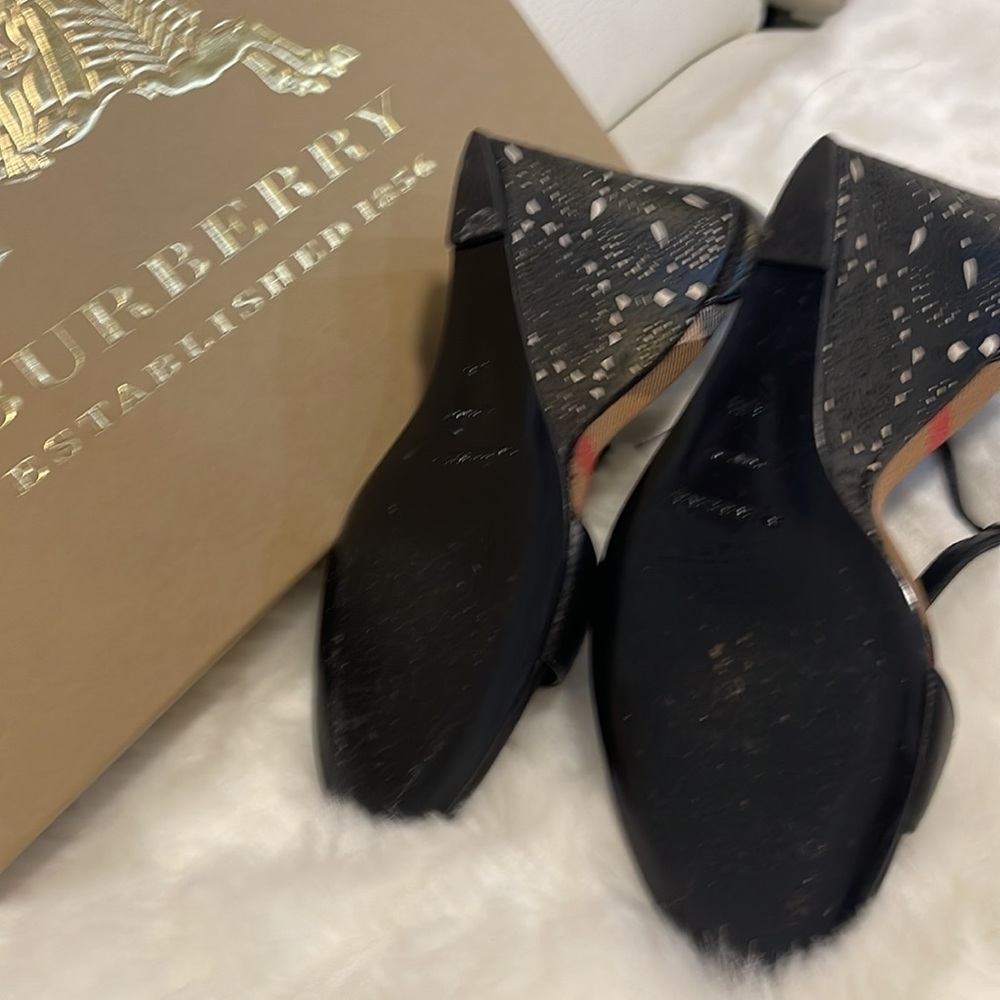 Burberry Wedge Sandal - Picture 7 of 14